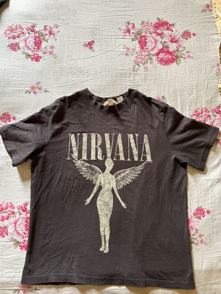 Y2k H&amp;M Nirvana Addition T Shirt