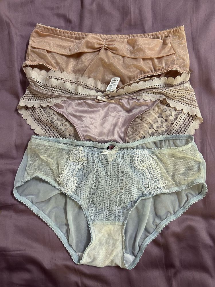 Lace Trim Panties (Set of 3)