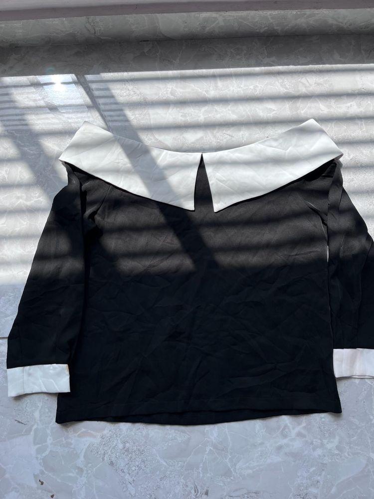 Black &amp; White Top