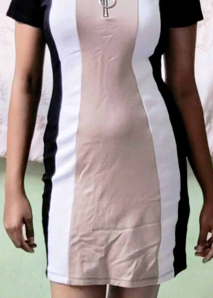 Colorblock Bodycon Dress