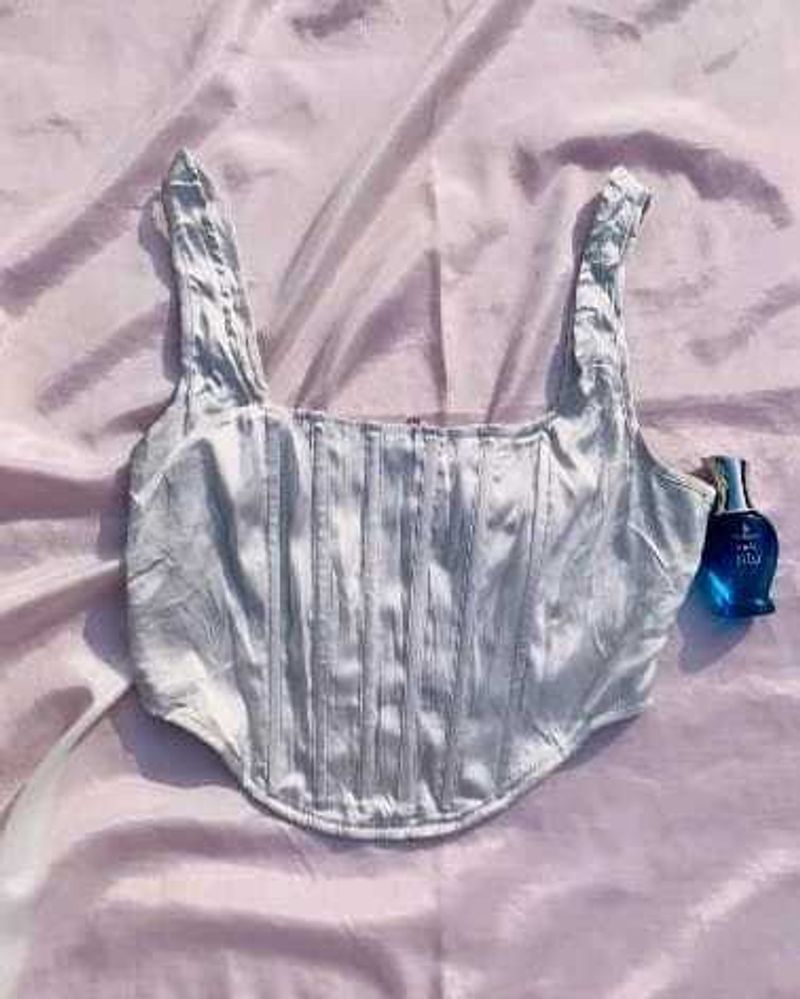 A White Sexy Corset