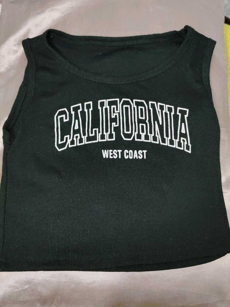 Black California Tank Top