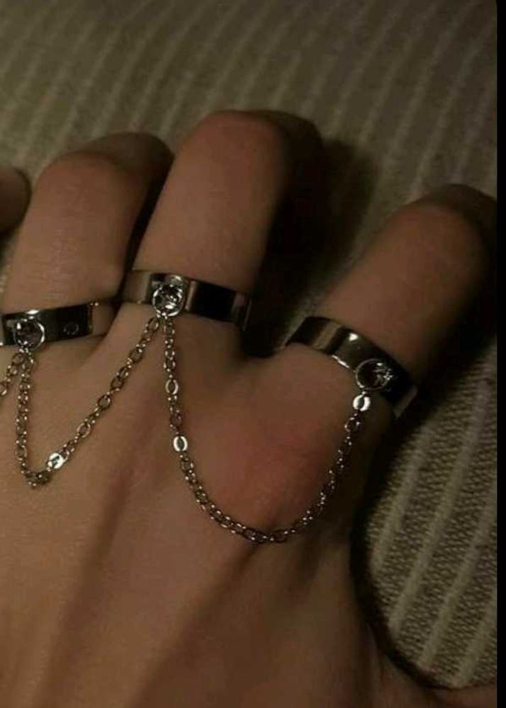 Gothic Chain Link Rings