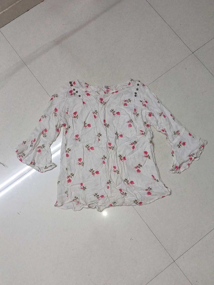 Floral Print Blouse