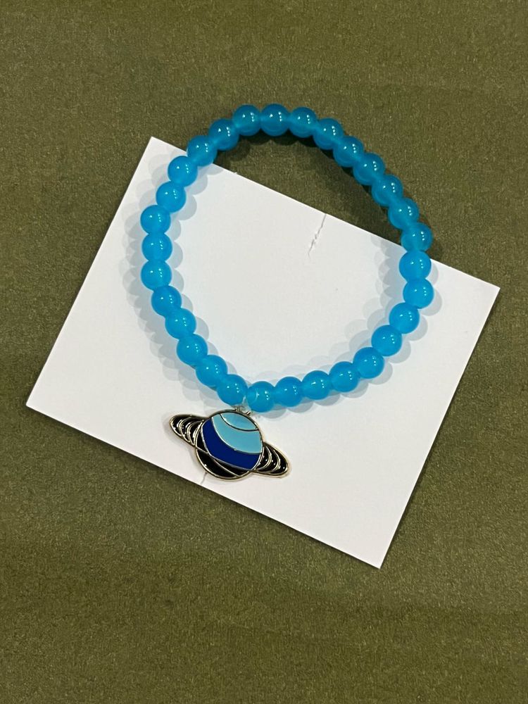 Jupiter Blue Beads Bracelet 🪐