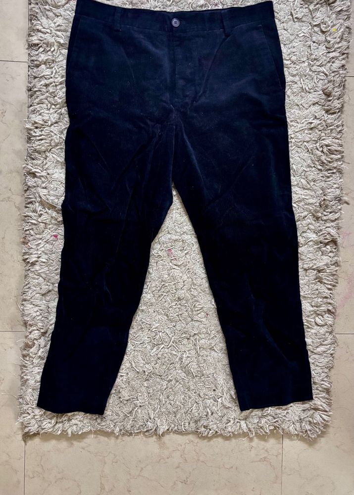 H&amp;M Blue Corduroy Pants