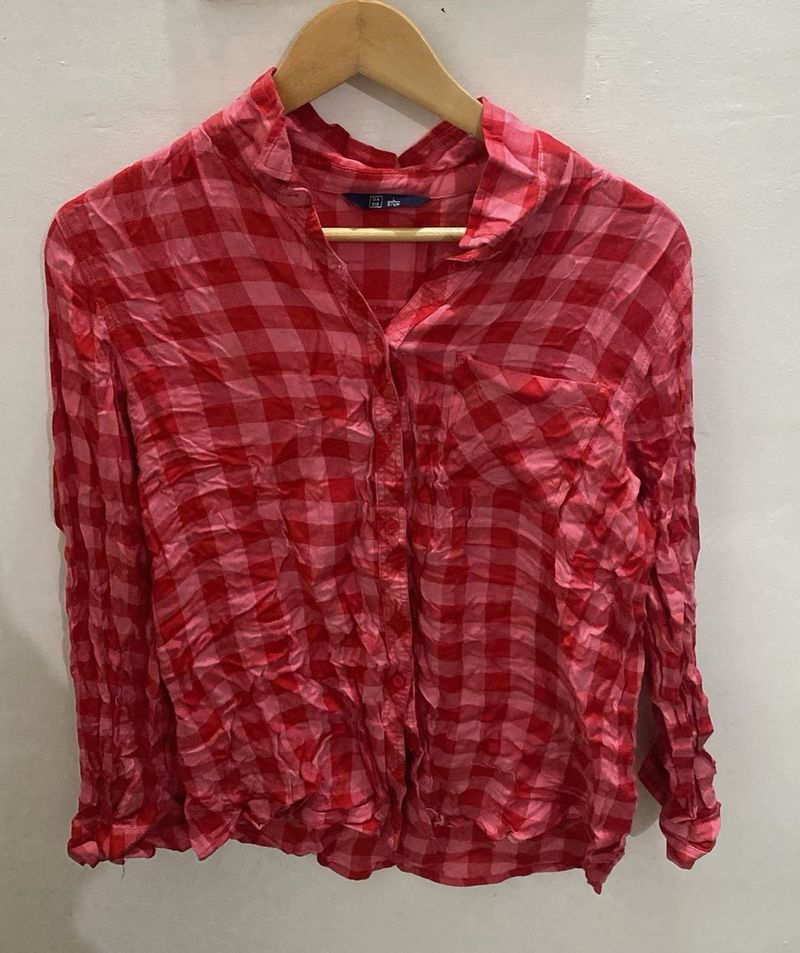 Gap Red Checkered Shirt
