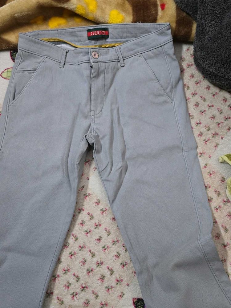 Stylish Gray GUCCI Pants