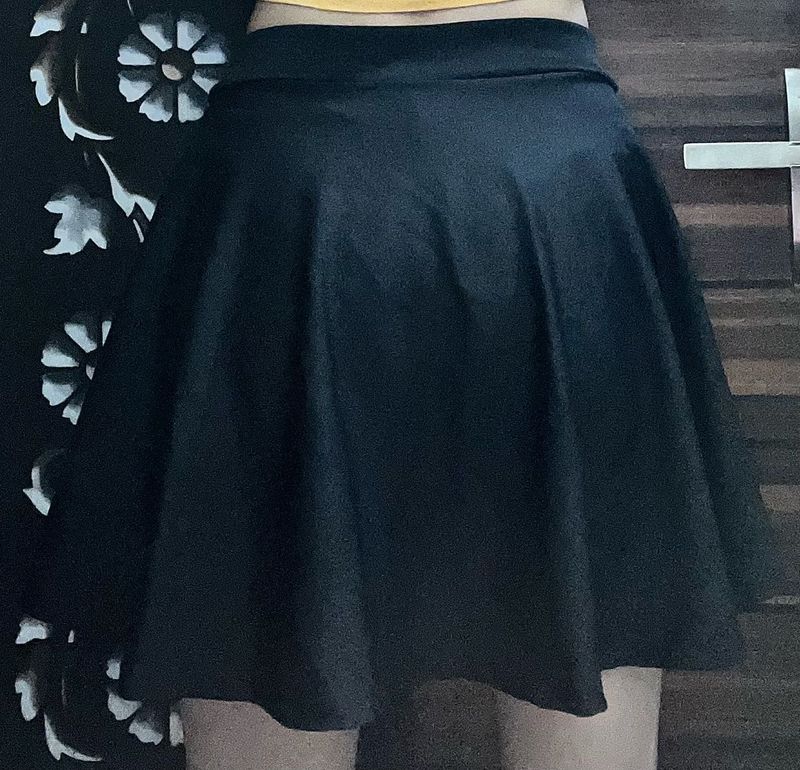 Black Skater Skirt