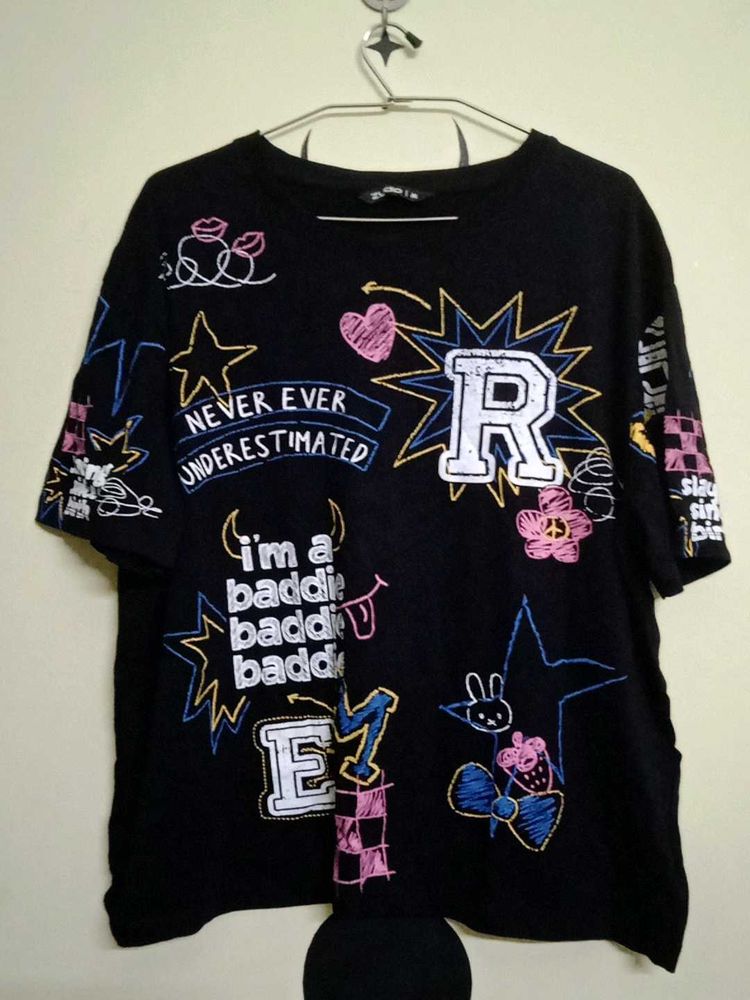 Black Oversized Tshirt