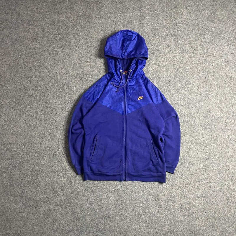 Nike Blue Zip Hoodie