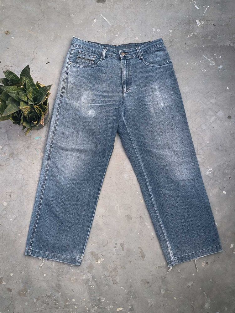 Wide Leg Denim Jeans
