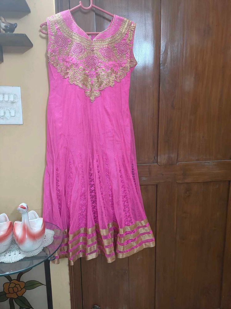 Ethnic Gown For Kids Girls With Heavy Embroidery