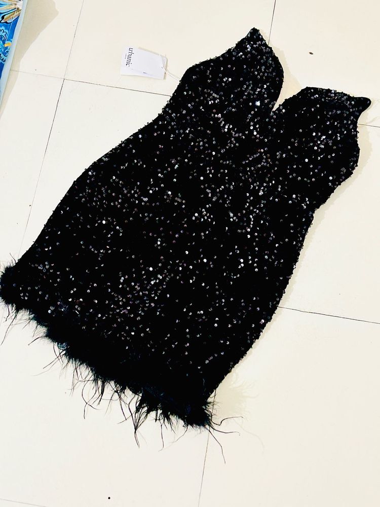 Sparkling Black Party Dress
