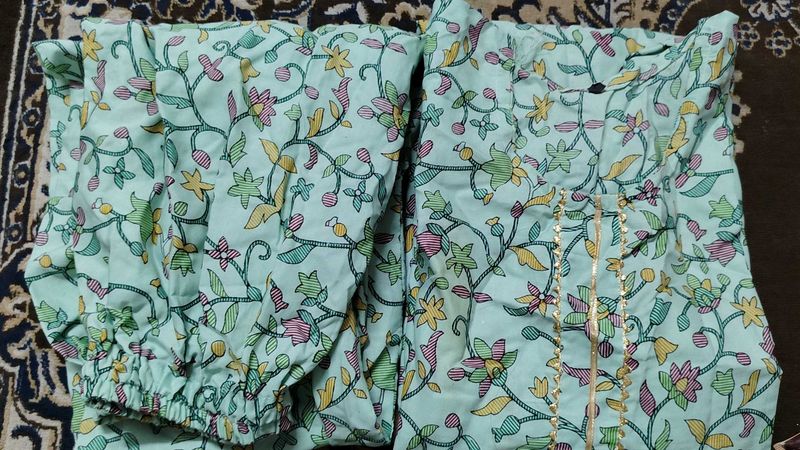 Floral Print Kurta Set