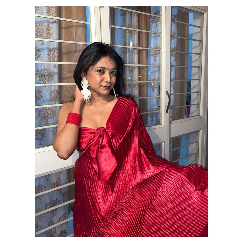 Red Saree