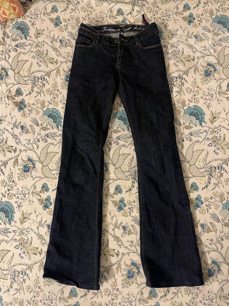 Dark Wash Flare Leg Jeans