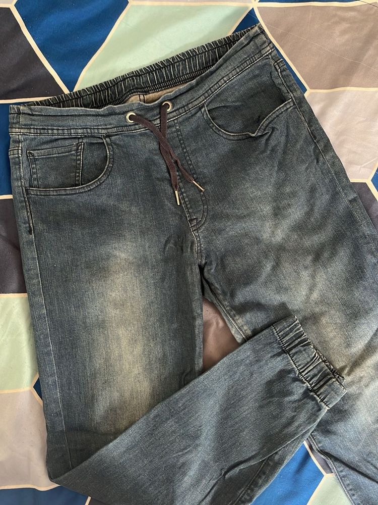 Denim Joggers