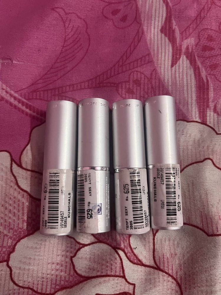 4 Lipsticks - Tempt Sexy ₹200