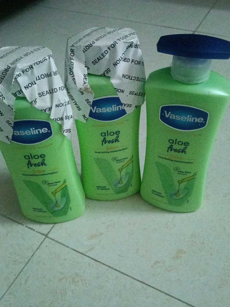Vaseline Aloefresh-400ml X 3 Pieces