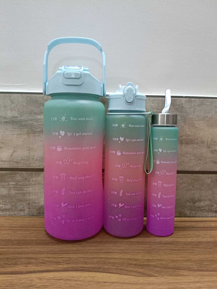 Gradient Water Bottles Set