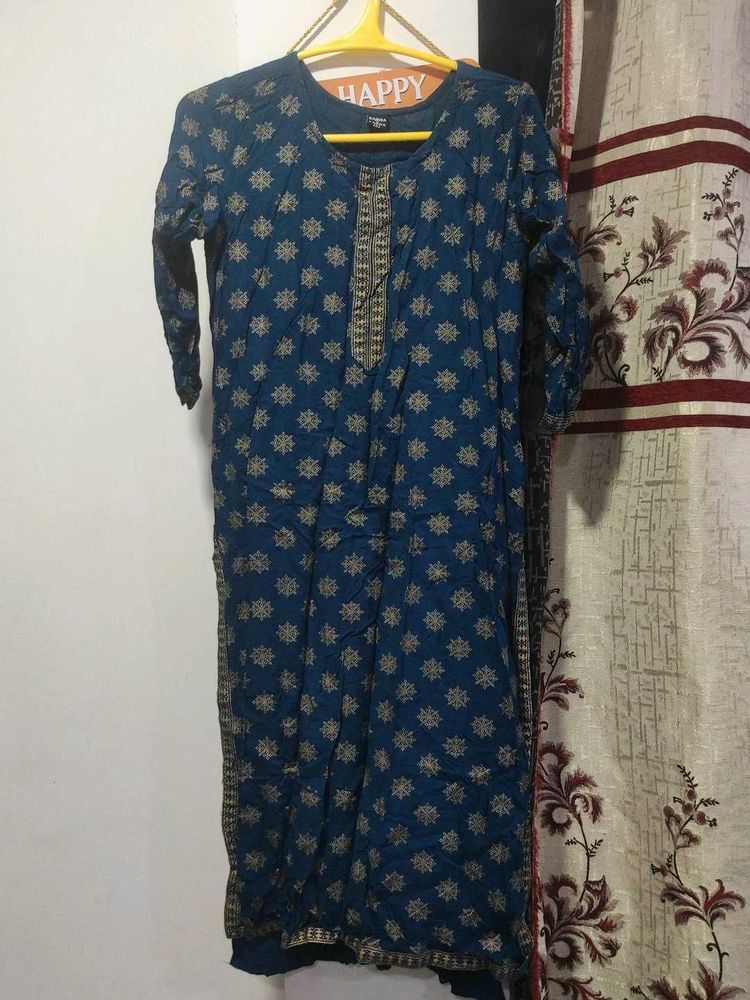 Floral Print Kurta For Womens Large