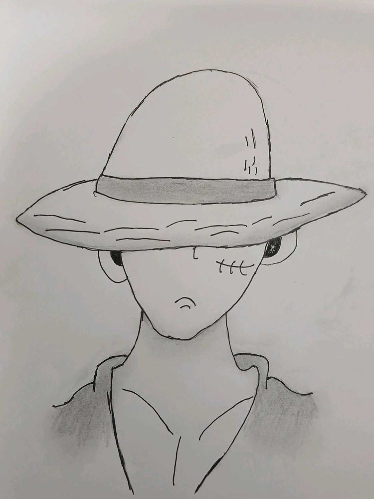 Luffy's Straw Hat - One Piece Fan Art