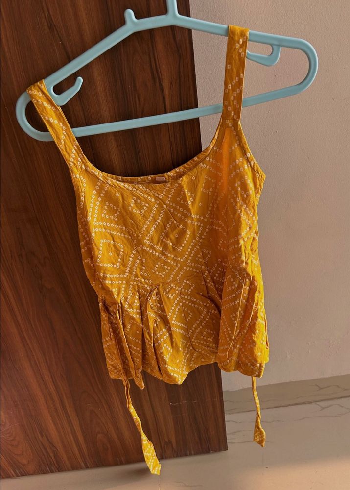 Yellow Bandej Top