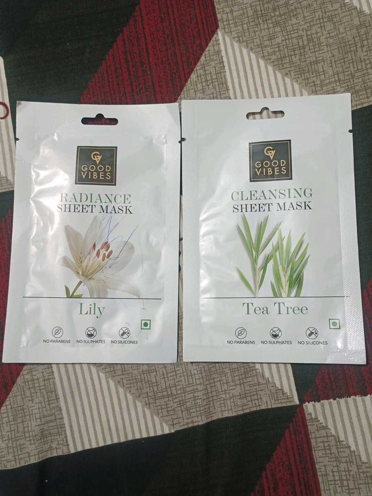 Good Vibes Sheet Mask Duo