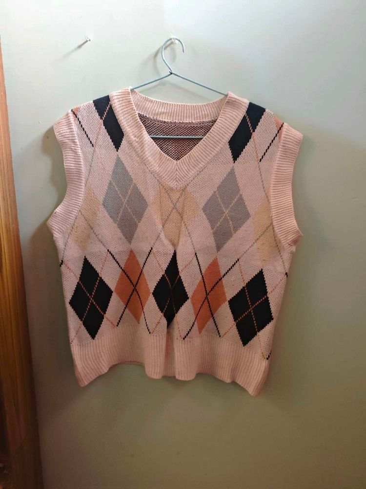 PRICE DROP!! Argyle Knit Sweater Vest