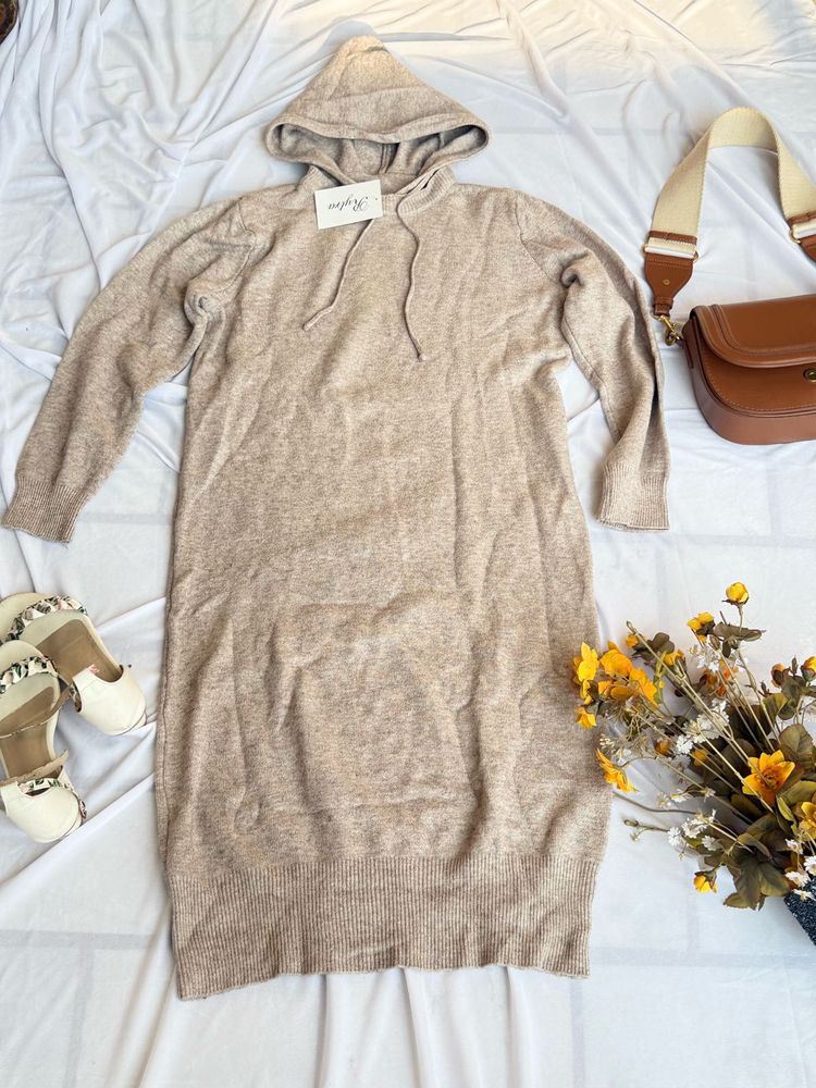Hooded Knit Dress
