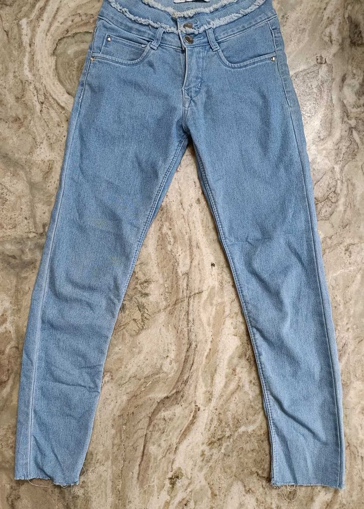 Light Wash Denim Jeans
