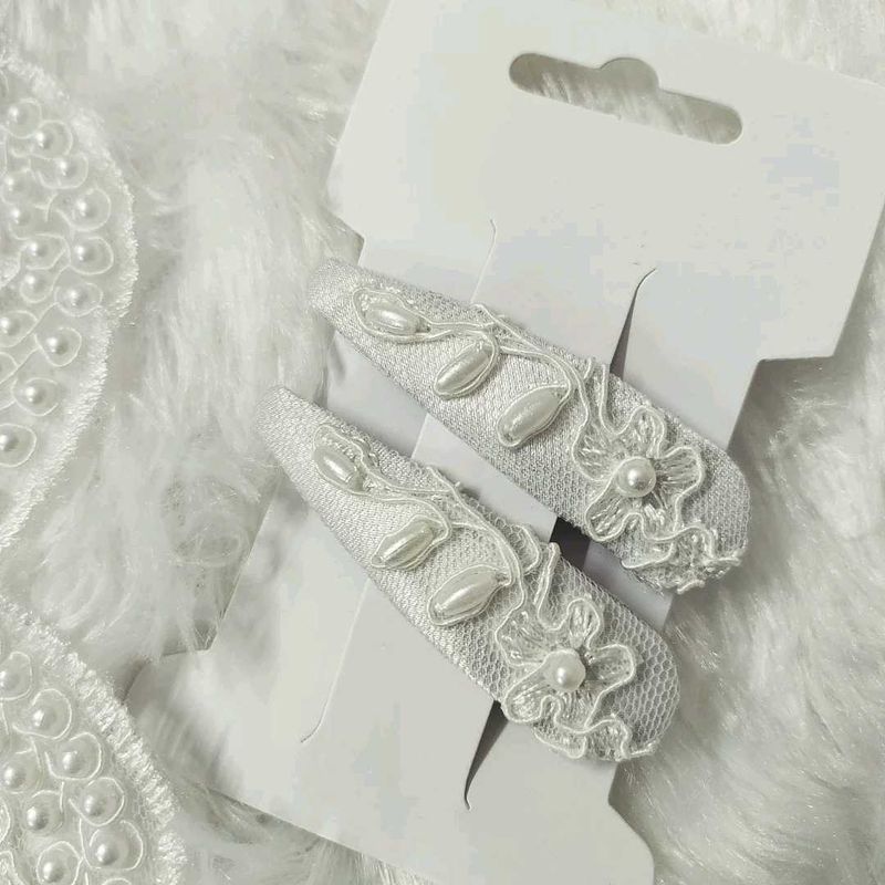 Floral Hair Clips (Set of 2)