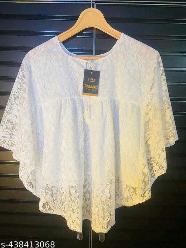 Elegant White Lace Top