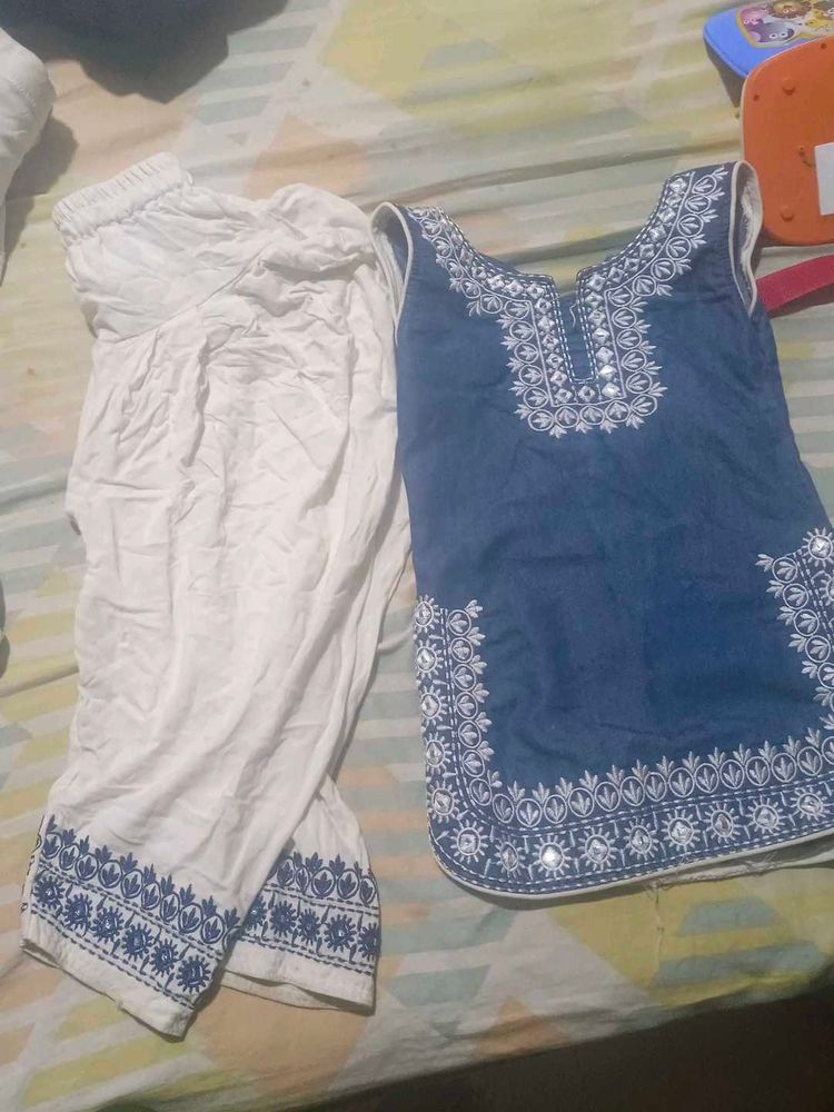 Baby Patiala Set With Dupatta