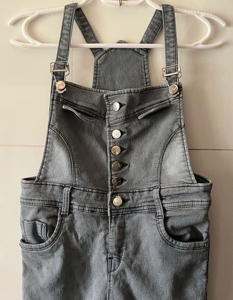 Grey Dungaree:28 Waist