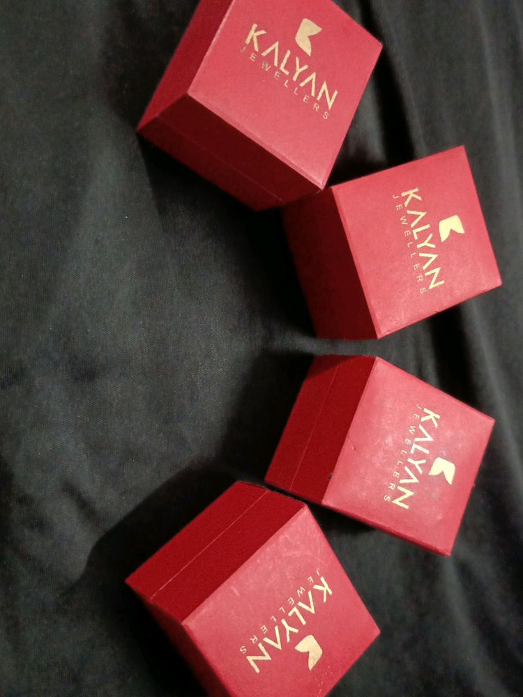 Kalyan Jewellers Jewellery Box 🎁 Pack Of 4