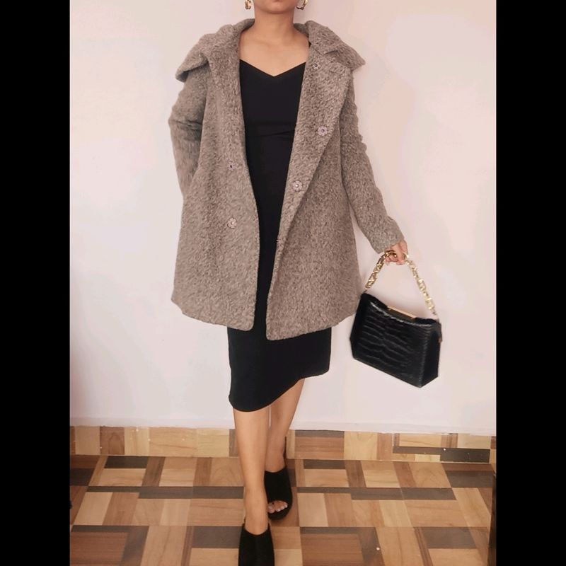 Grey Woolen Coat