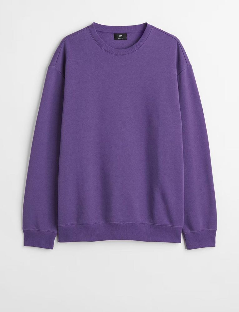 H&amp;M Purple Pullover Sweater