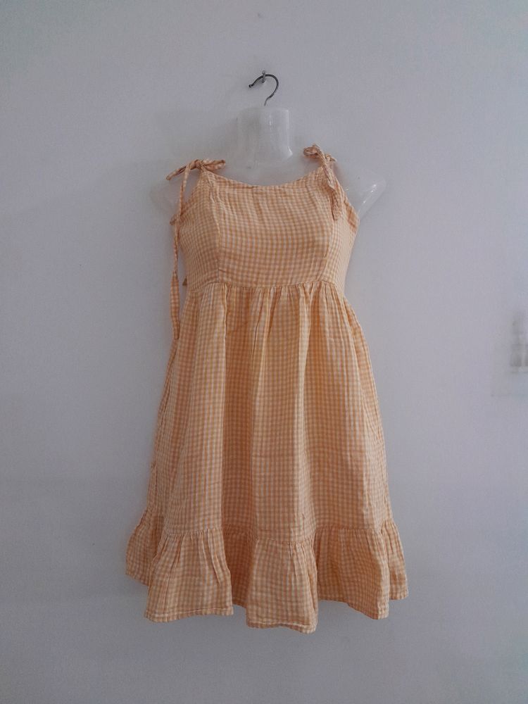 Orange Casual Dress (Women&#39;s)