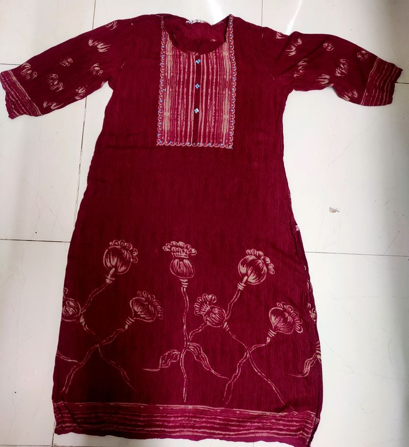 Red Kurta