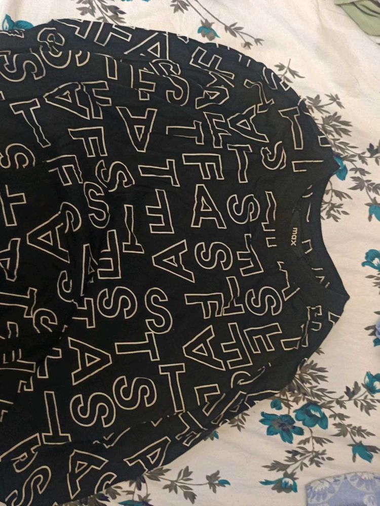 Max Letter Print Top