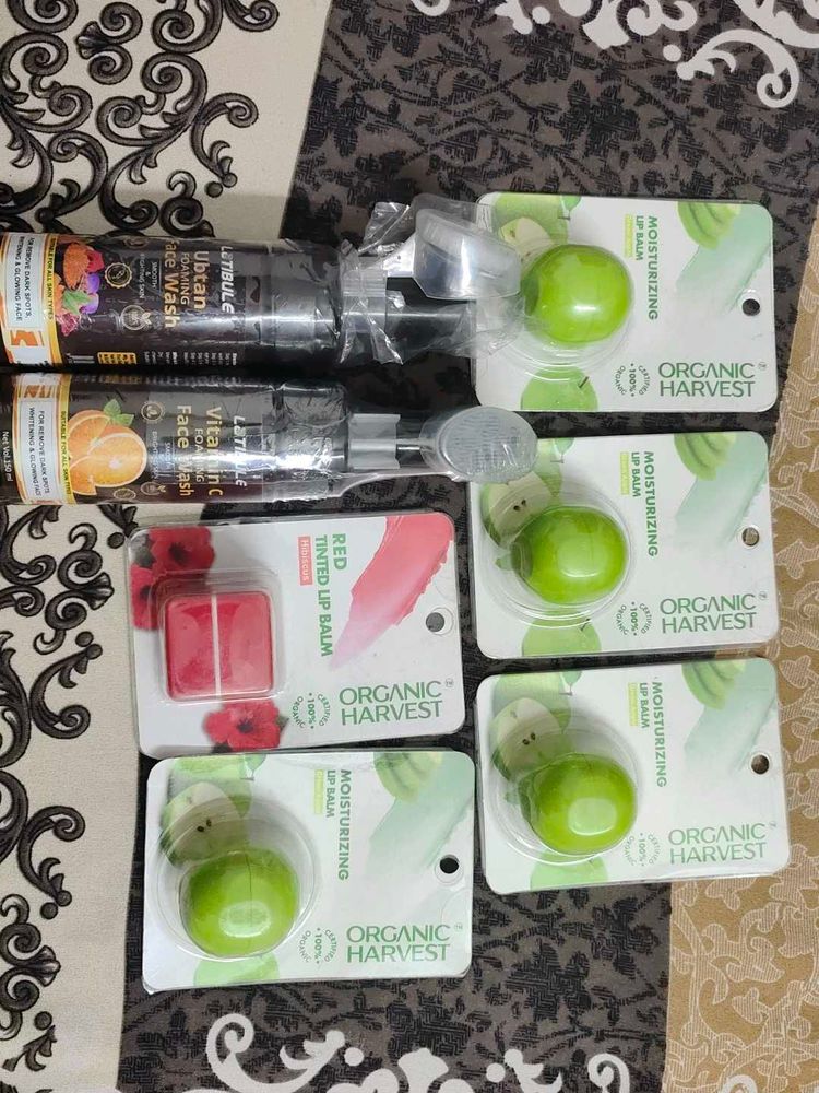 Rs 75 Each Lipbalms &amp; Face Washes