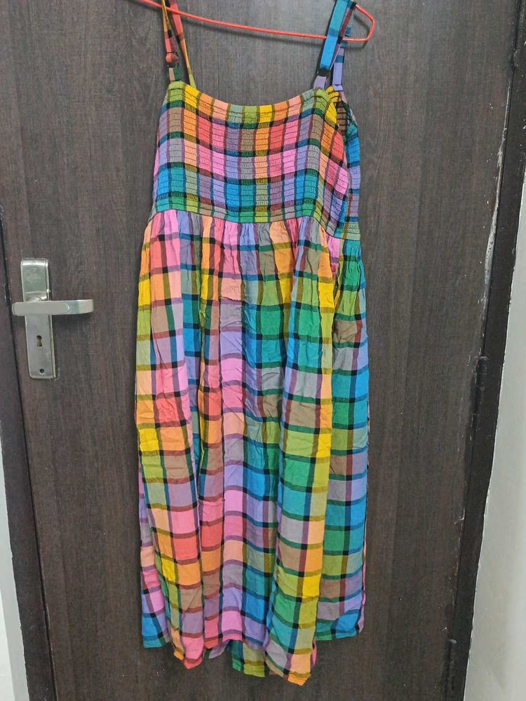 Colorful Plaid Sundress