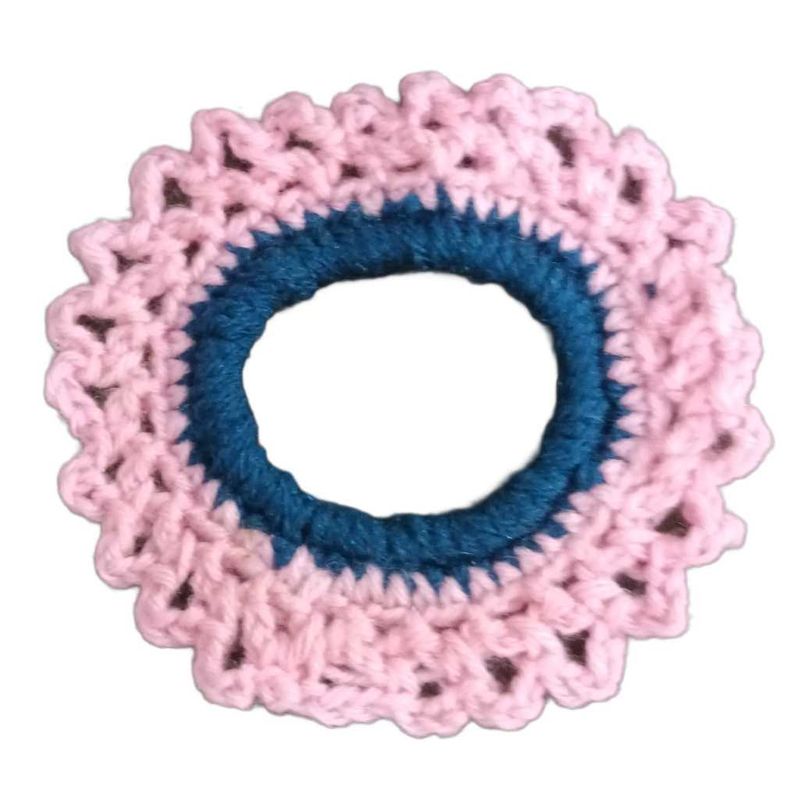 Cute Crochet Hair Tie Scrunchy Set of 2