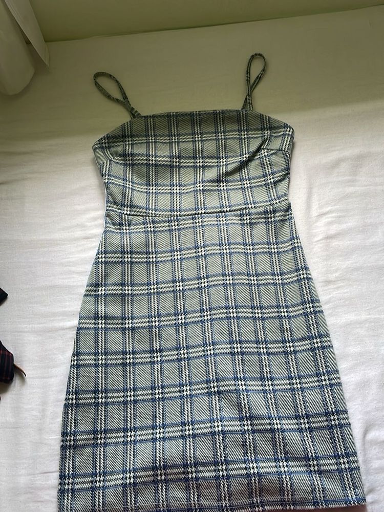 Plaid Mini Dress