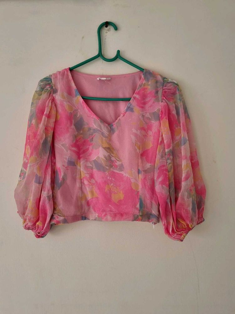 Floral Crop Top