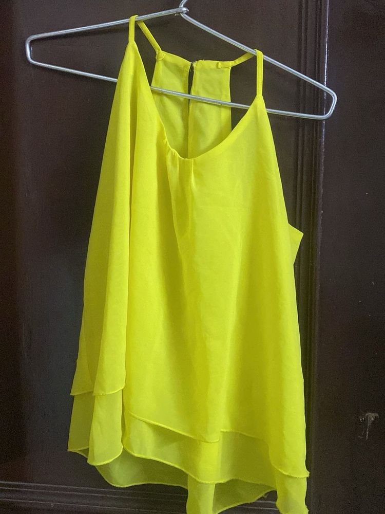 Neon Yellow Tank Top