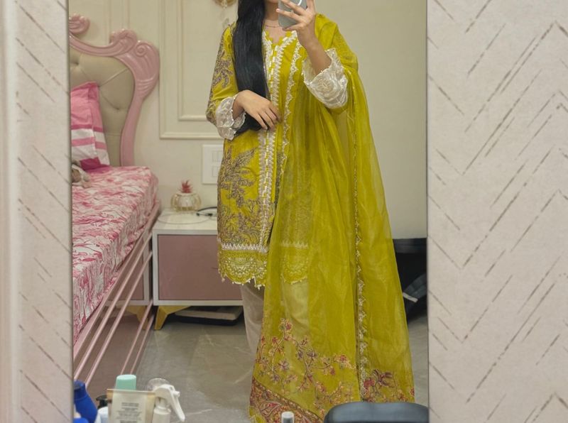 Elegant Embroidered Salwar Suit