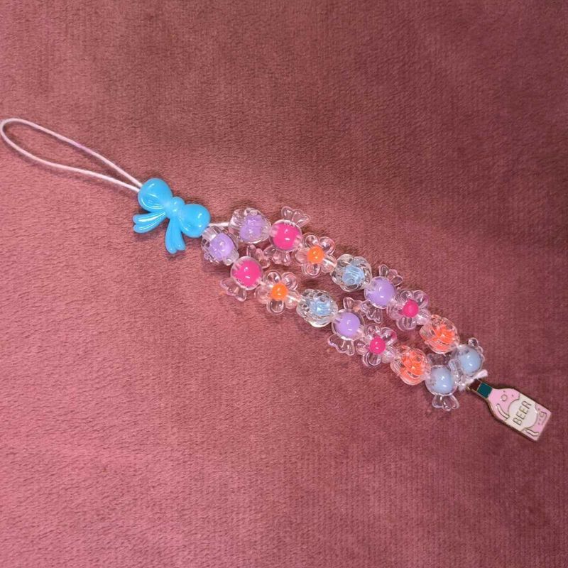 Pastel Foral Phone Charm